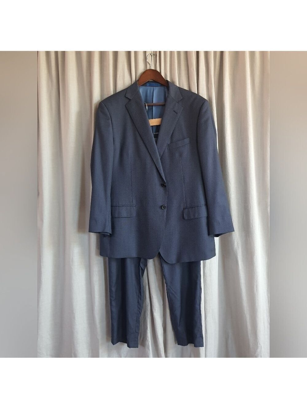 BluJacket Connor Suit Mens 44S/38S Jacket and Pants Navy Blue 2pc Set